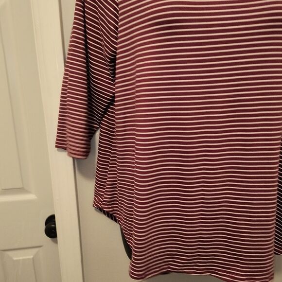 No Comment Plus Size Striped Top - Picture 4 of 7